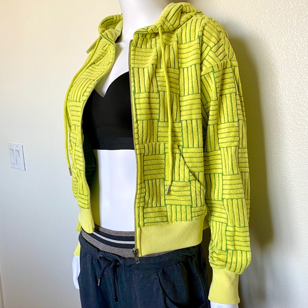 NWT AKIRA Neon Textured Hoodie M